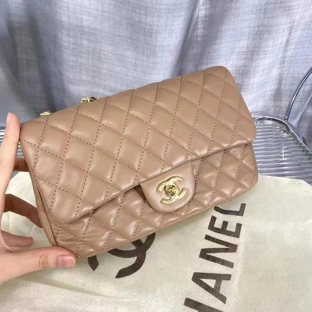 Bandoulière Timeless Chanel Cuir Beige