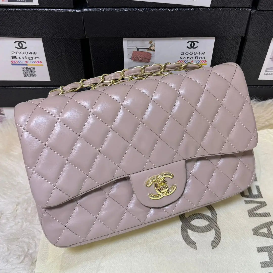 Bandoulière Timeless Chanel Cuir Beige