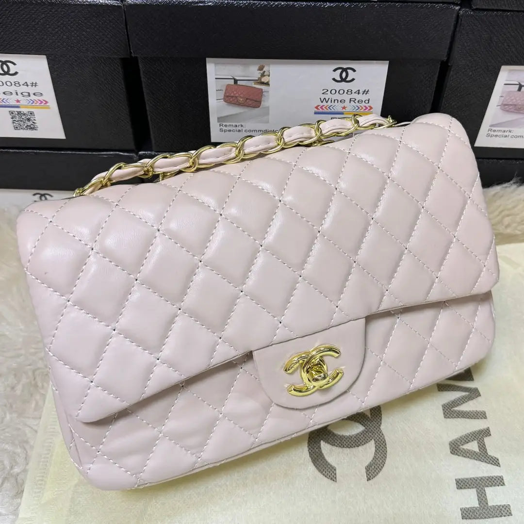 Bandoulière Timeless Chanel Cuir Beige