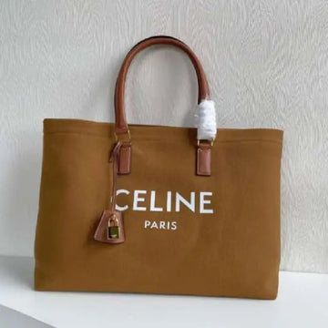 Celine Horizontal Cabas Tote Bag Triomphe Canvas
