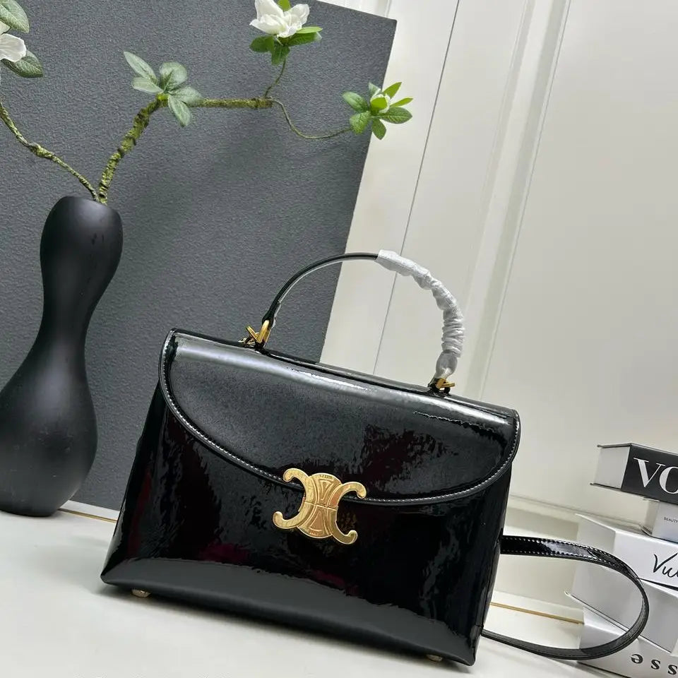 Celine Teen Nino Bag in Patent Calfskin – Elegant Design