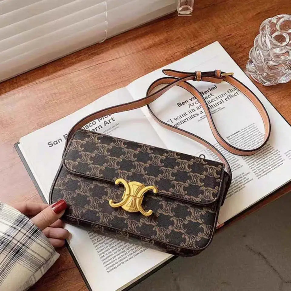 Celine Triomphe Shoulder Bag – Luxury Leather Bag in UAE