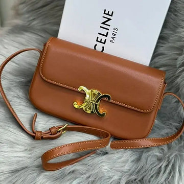 Celine Triomphe Shoulder Bag – Classic Monogram Canvas