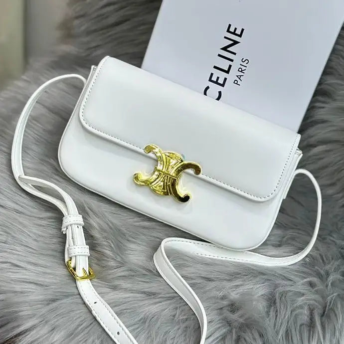 Celine Triomphe Shoulder Bag – Classic Monogram Canvas