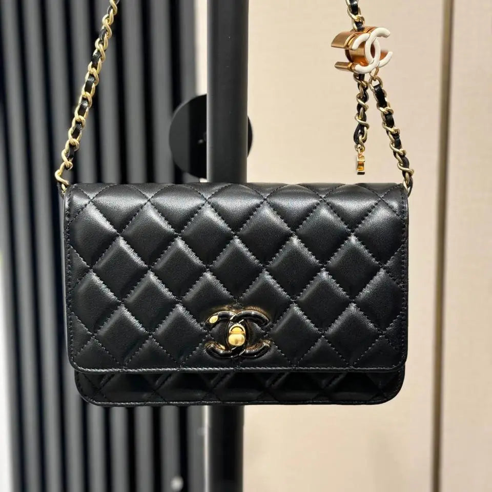 Chanel 24A Wallet on Chain (WOC) – Iconic Quilted Crossbody Bag