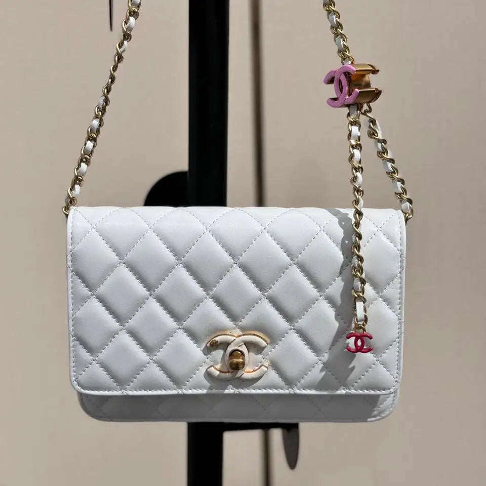 Chanel 24A Wallet on Chain (WOC) – Iconic Quilted Crossbody Bag