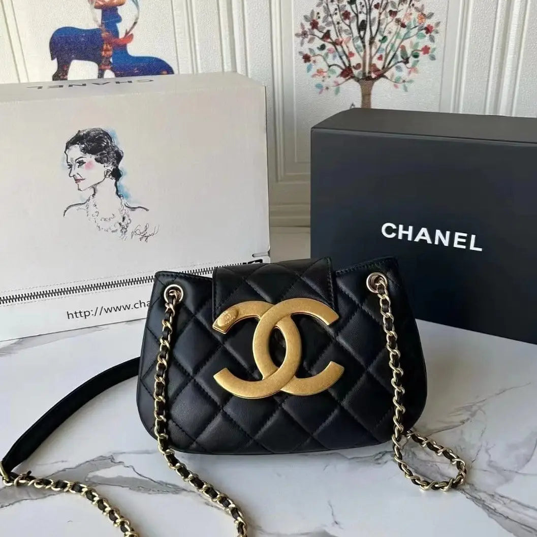 Chanel 24C Big Logo Hobo Bag