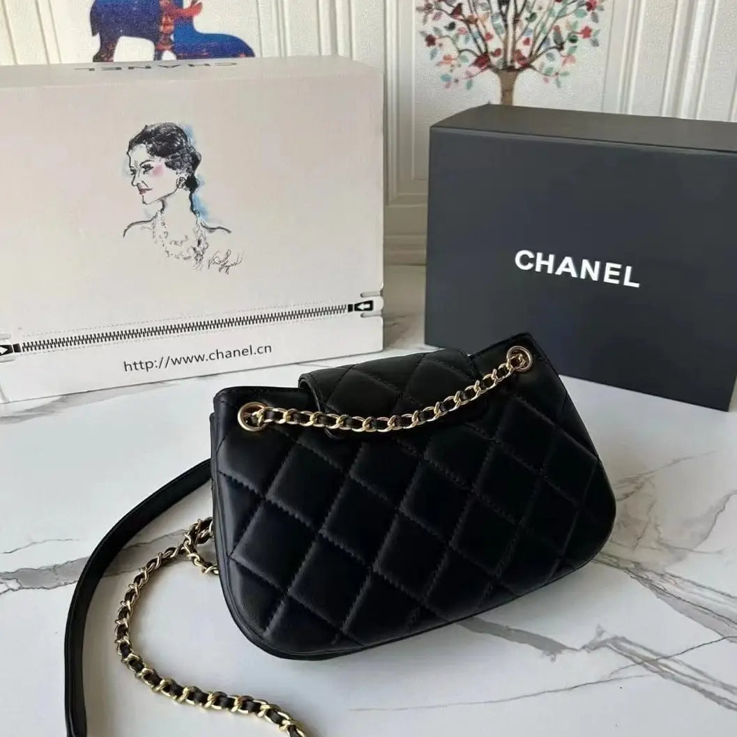 Chanel 24C Big Logo Hobo Bag