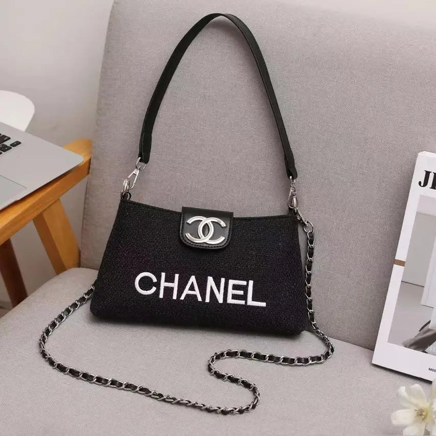 Chanel 31 Rue Cambon Grey Fabric Handbag