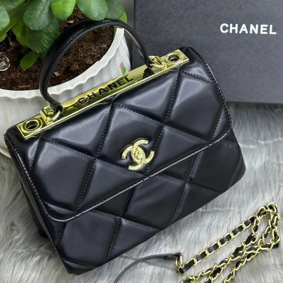 Chanel Matelassé Large Leather Bag