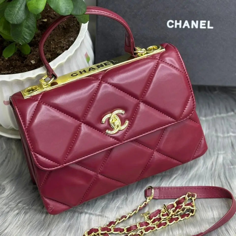 Chanel Matelassé Large Leather Bag