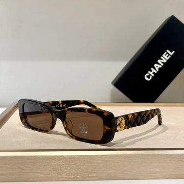 Chanel Sunglasses Model OCH5520 (5520-A) – Black Rectangular Frames