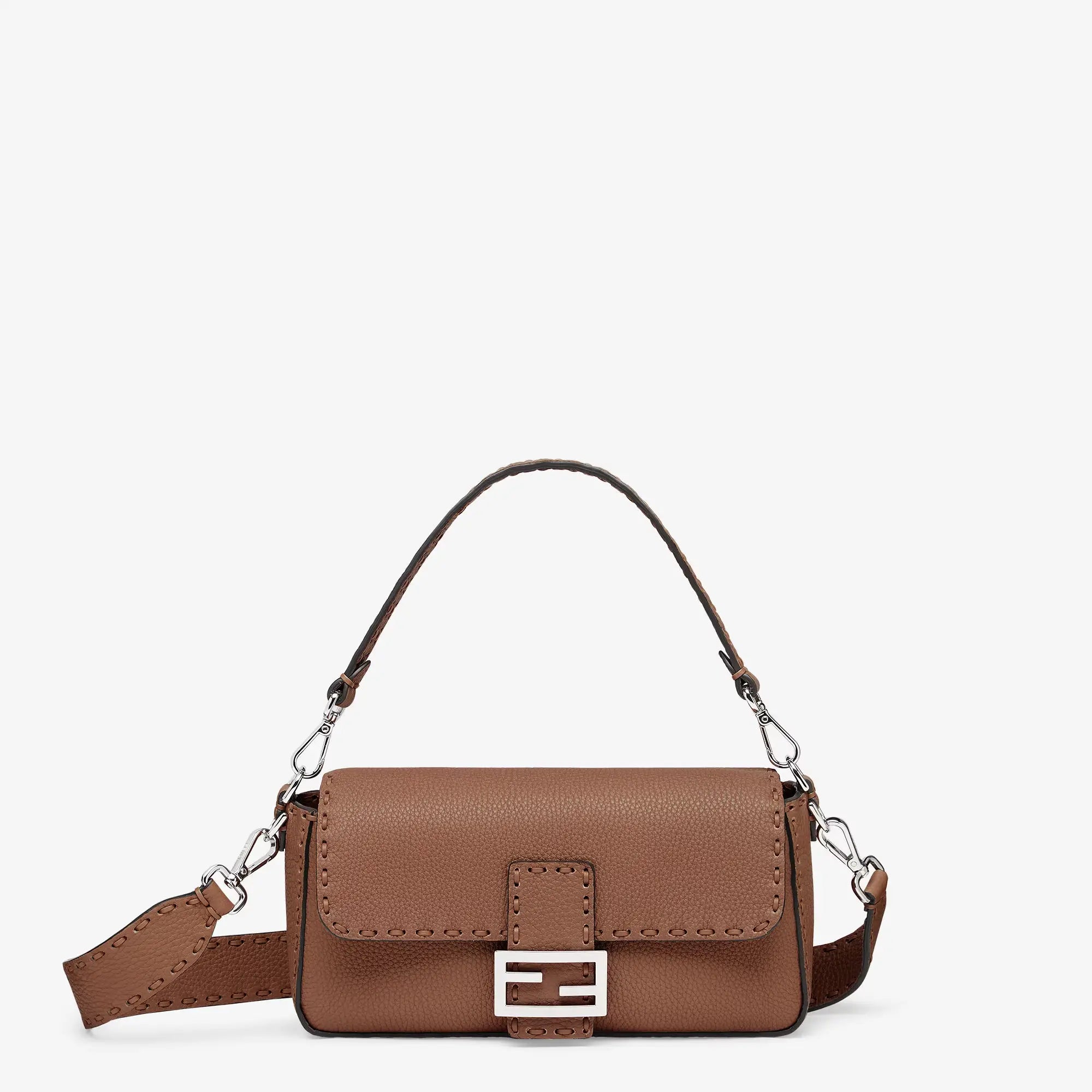 Fendi Baguette Cappuccino-coloured Selleria bag