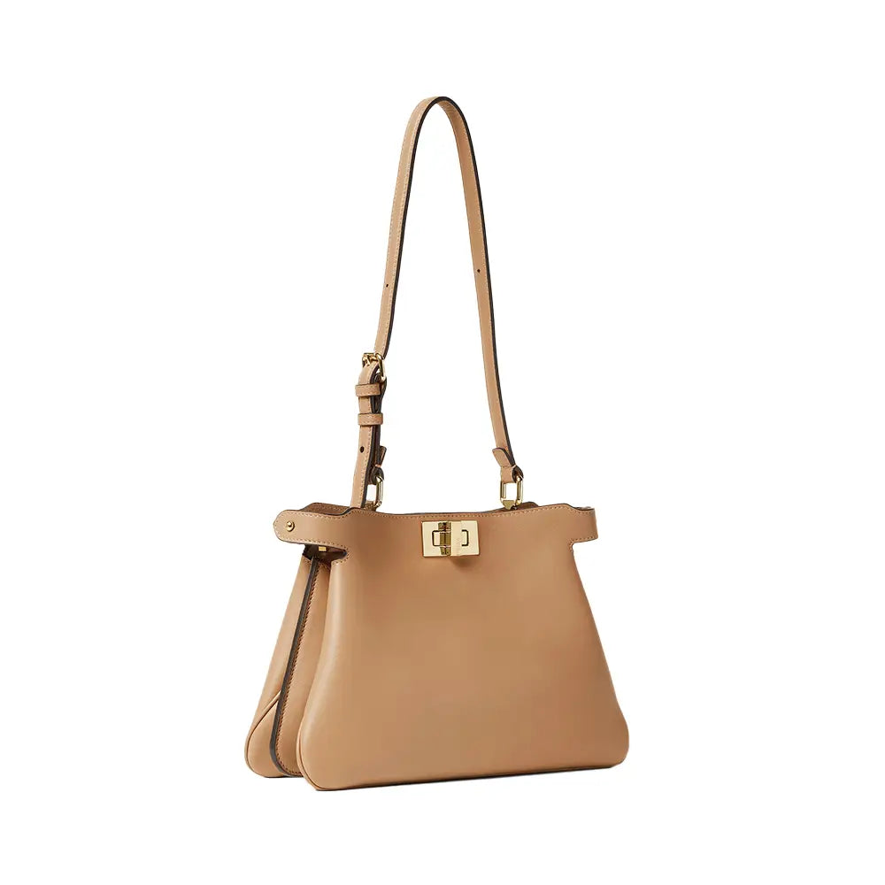 Fendi Peekaboo Soft Small Camelia leather bag
