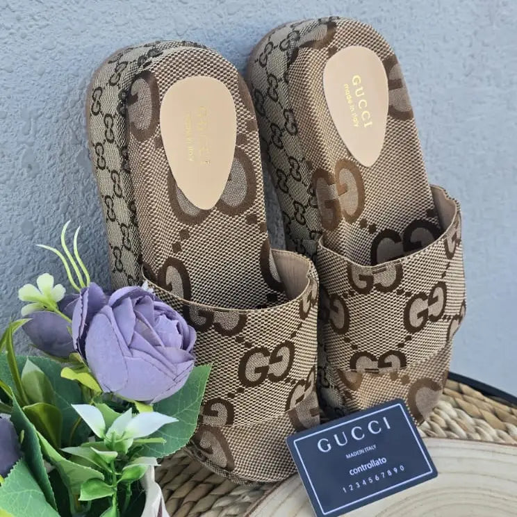 Gucci Angelina Platform Slides