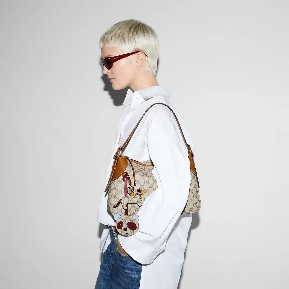 Gucci GG Emblem Large shoulder bag in Dubai, UAE