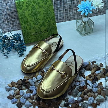 Gucci Princetown Hoo Ali Silver Chain Mules