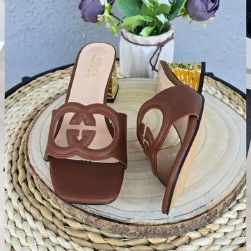 Gucci Women’s Double G Leather Slides