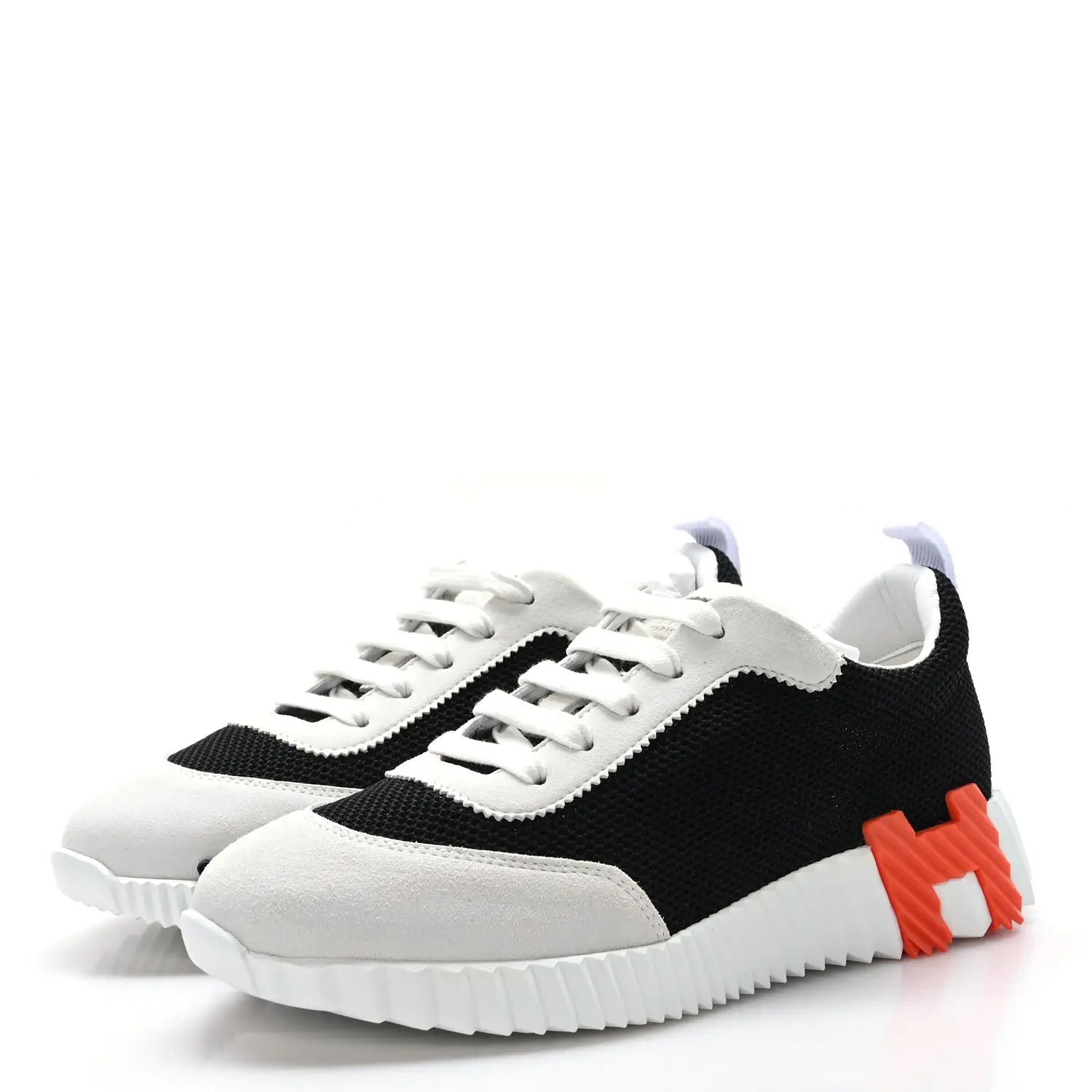 Hermes Air Mesh Suede Goatskin Bouncing Sneakers