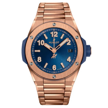 Hublot Big Bang Integrated Time Only King Gold Blue 38mm- 457.OX.7180.OX Watch