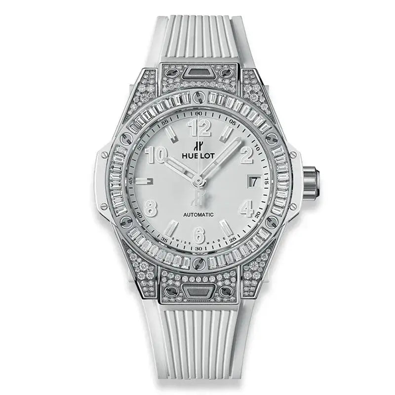 Hublot Big Bang One Click Steel White Jewellery 39mm Chronograph - 465.SE.2010.RW.0904