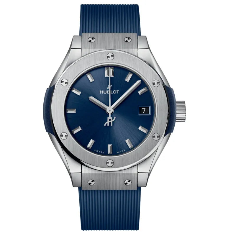 Hublot Classic Fusion Titanium Blue 29mm Watch - 591.NX.7170.RX in Dubai UAE