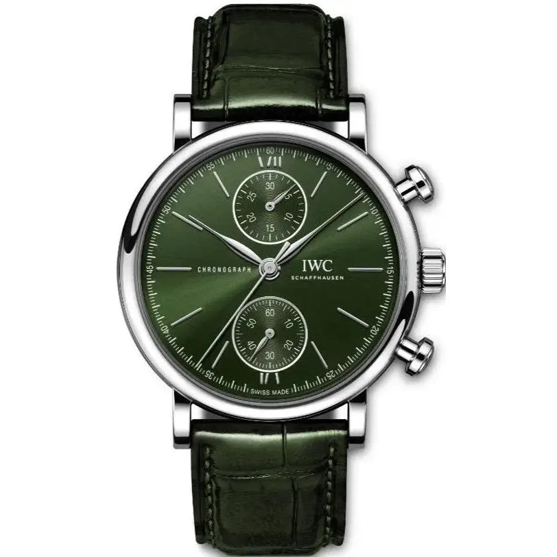 IWC Portofino Green Dial 39mm Chronograph - IW391404