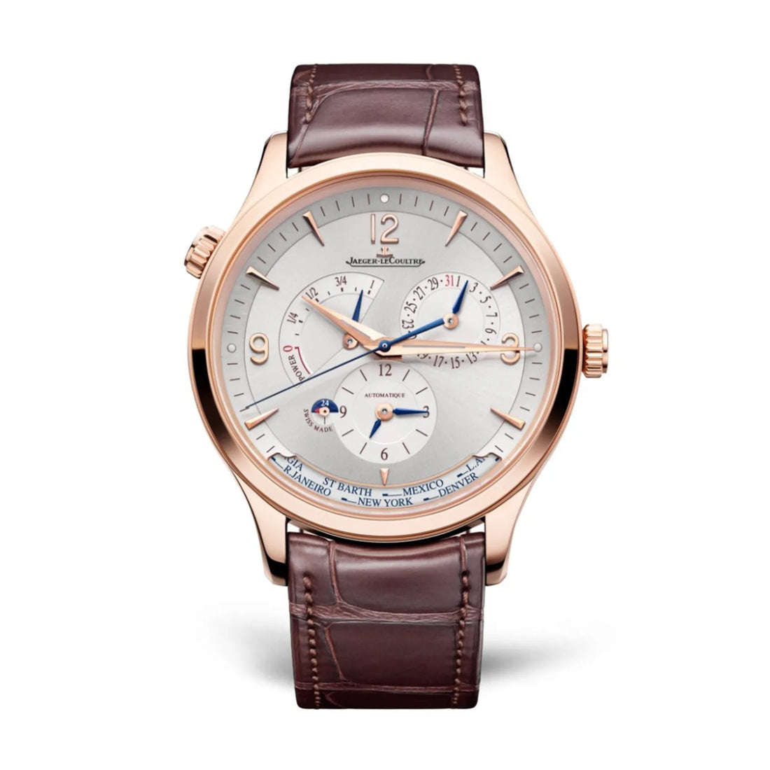 Jaeger LeCoultre Master Control Geographic 40mm Pink Gold Watch in Dubai UAE