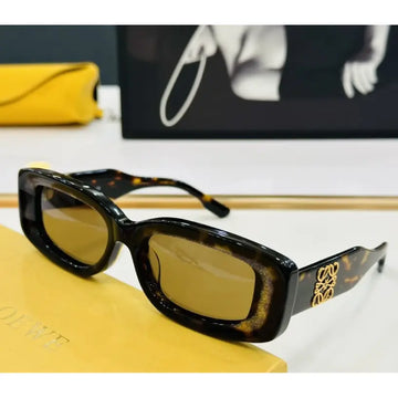Loewe Rectangular Tortoiseshell Sunglasses