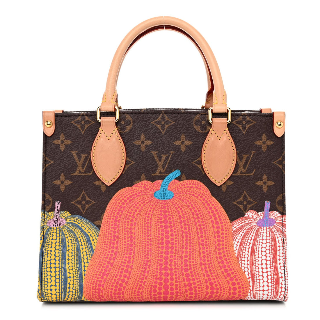Louis Vuitton LV x YK OnTheGo PM Pumpkin Print Bag