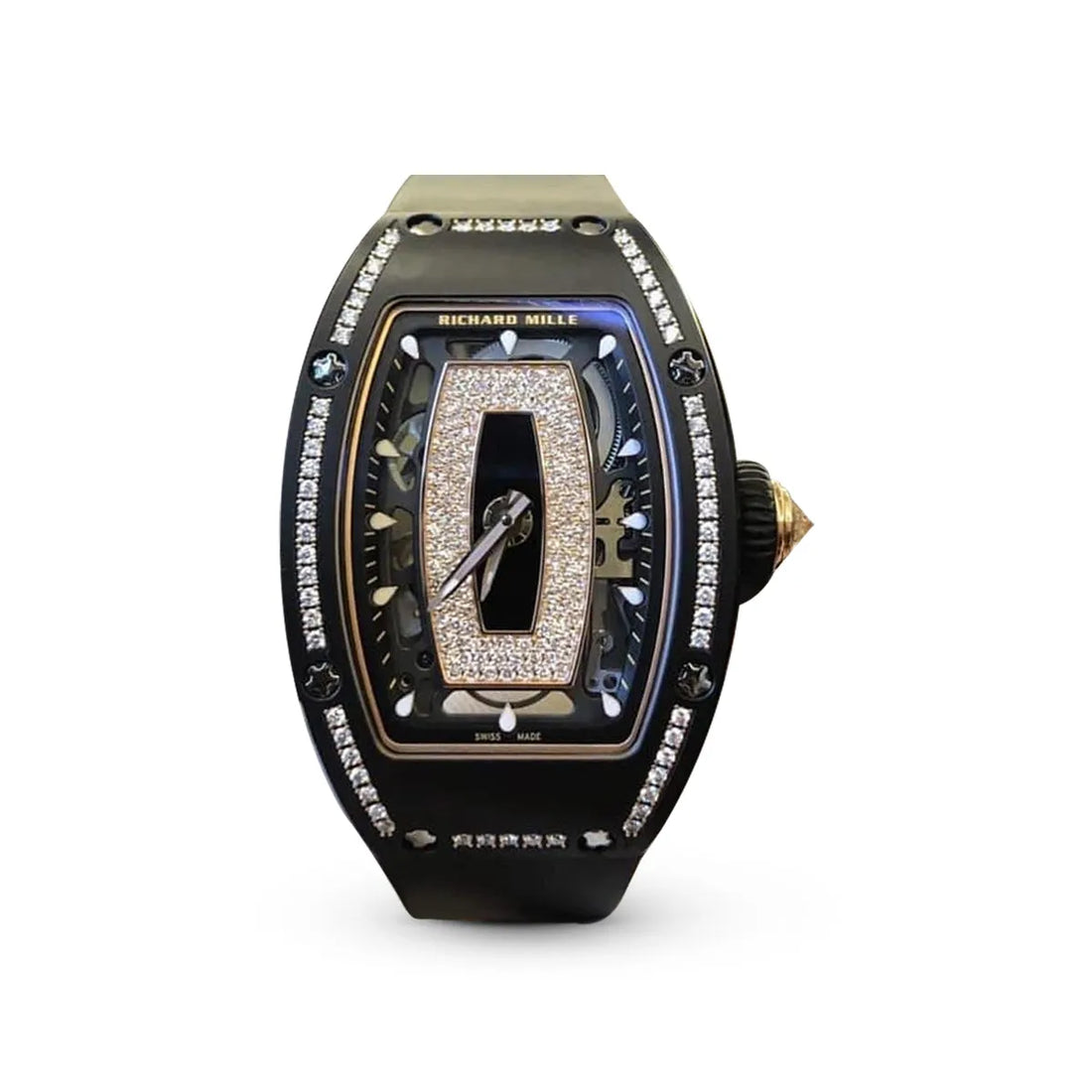 Richard Mille RM 07-01 Black Ceramic with a 1-Row Diamond Bezel in UAE
