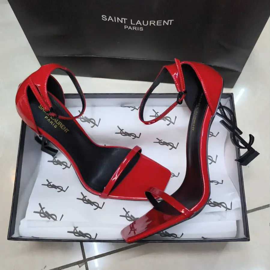 Saint Laurent Opyum 110 Leather Sandals