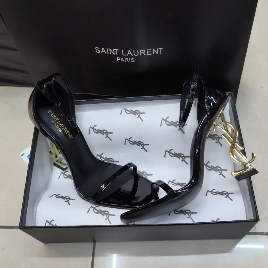 Saint Laurent Opyum 110 Leather Sandals