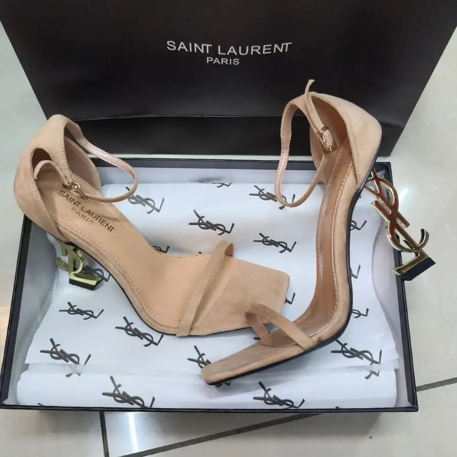Saint Laurent Opyum 110 Leather Sandals