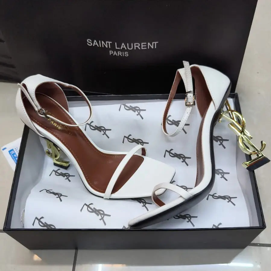 Saint Laurent Opyum 110 Leather Sandals