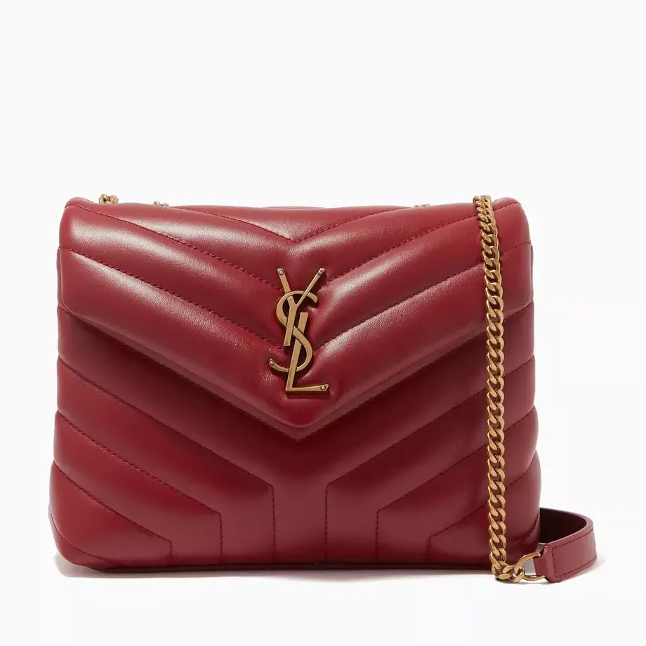 Sunset Leather Small Loulou Bag in “Y” Matelassé Leather