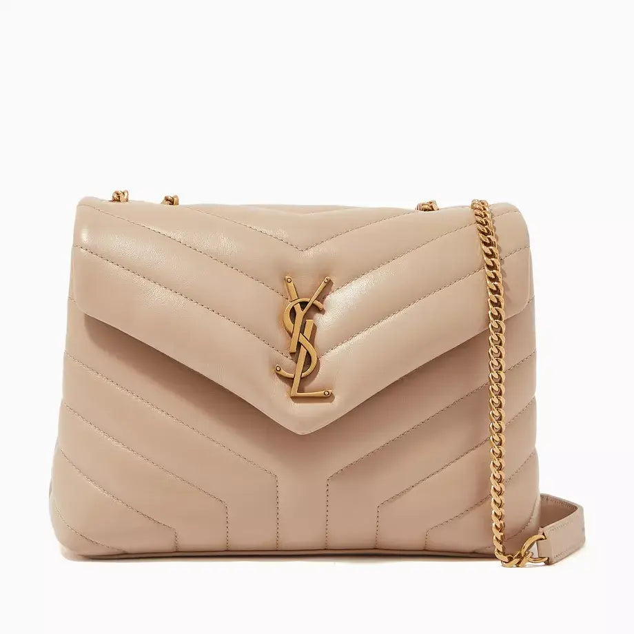 Sunset Leather Small Loulou Bag in “Y” Matelassé Leather