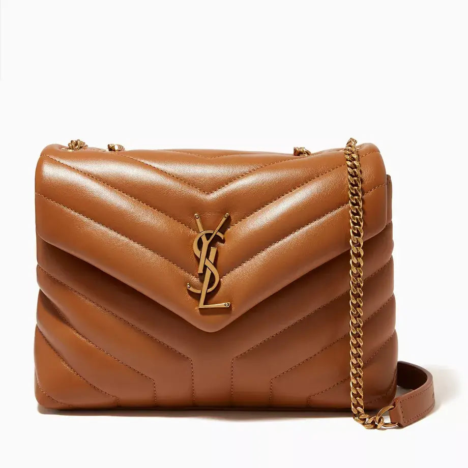 Sunset Leather Small Loulou Bag in “Y” Matelassé Leather
