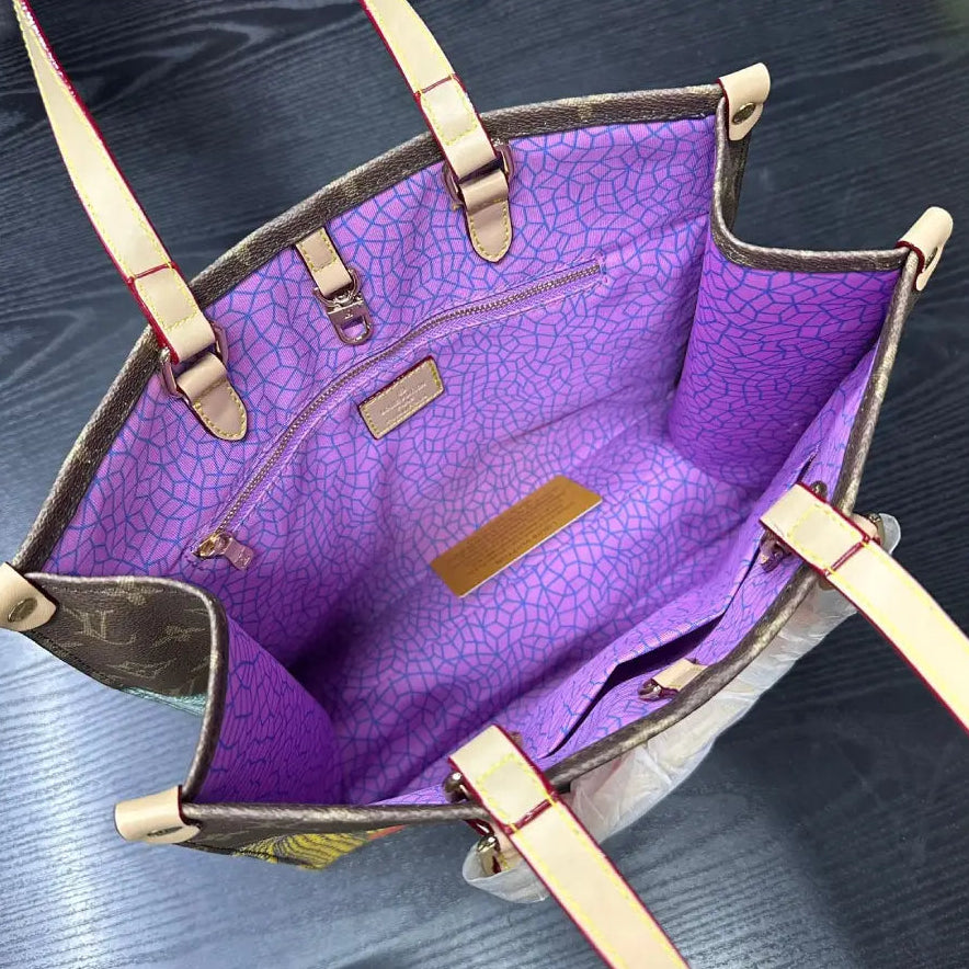 Louis Vuitton LV x YK OnTheGo PM Pumpkin Print Bag