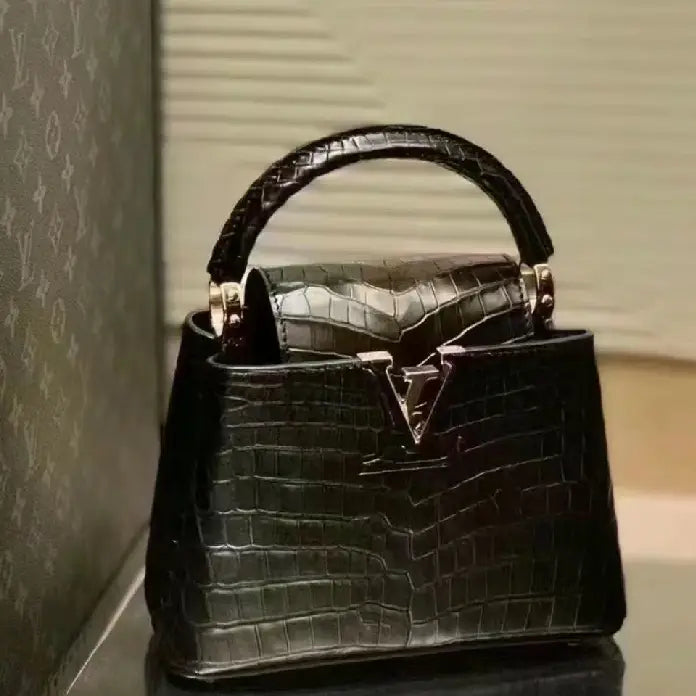 Louis Vuitton Capucines Mini Himalayan Crocodile Leather Handbags